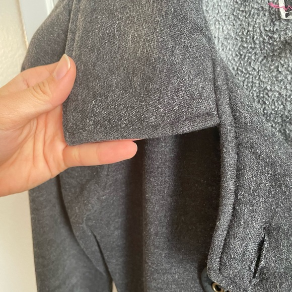 Billabong | Grey Button-Down Trench Coat - Picture 9 of 11